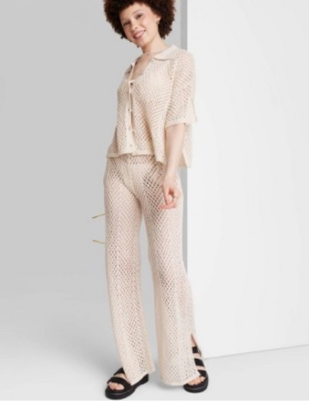 Crochet knitted outfit